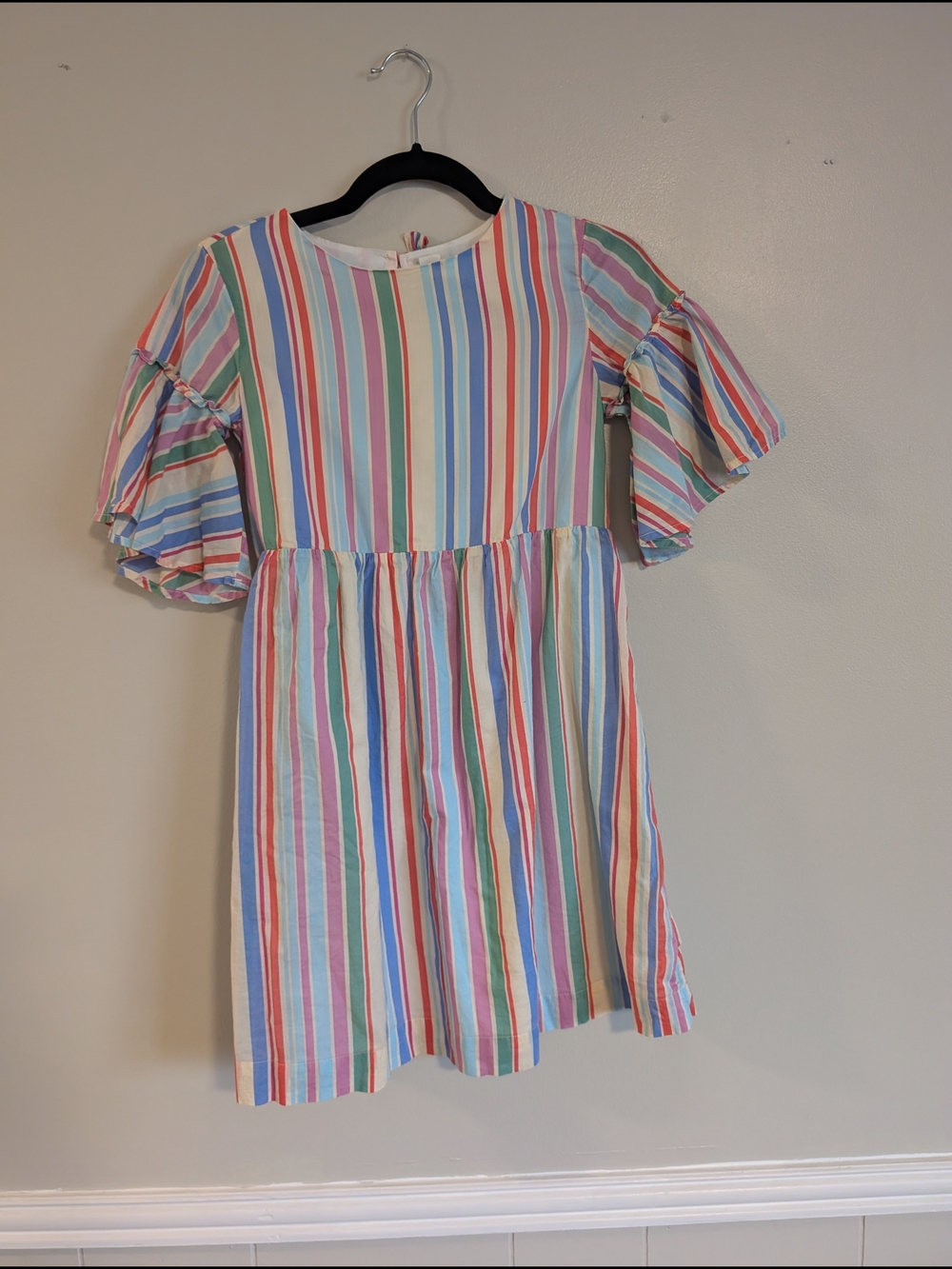 Crew Cuts Colorful Striped Kids Dress Size 10